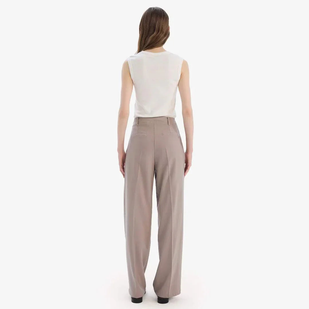 High-Waist Wide-Leg Pants | بنطال واسع بخصر عالي