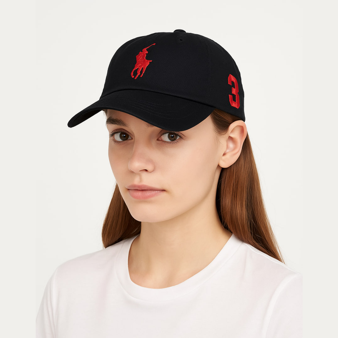 كاب من Polo Ralph Lauren بتطريز أحمر