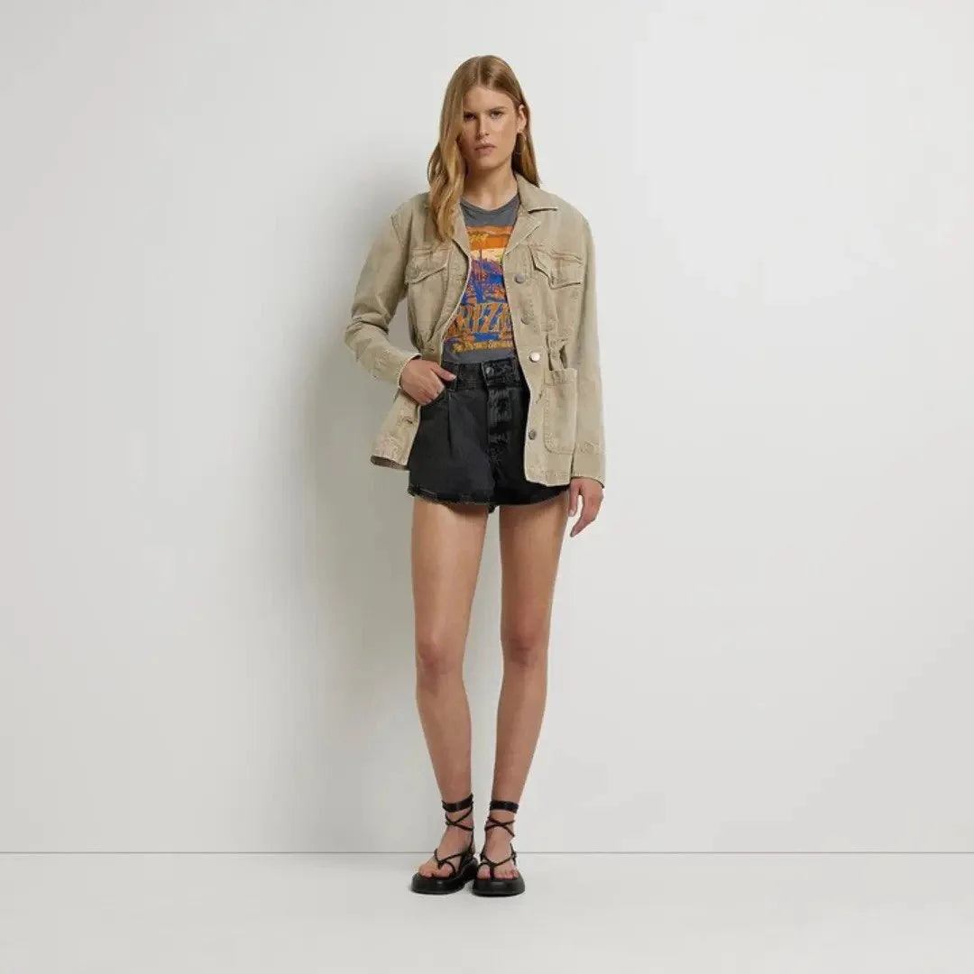 جاكيت نسائي Utility من الدينيم بجيوب أمامية من River Island