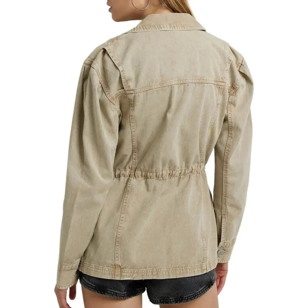 جاكيت نسائي Utility من الدينيم بجيوب أمامية من River Island