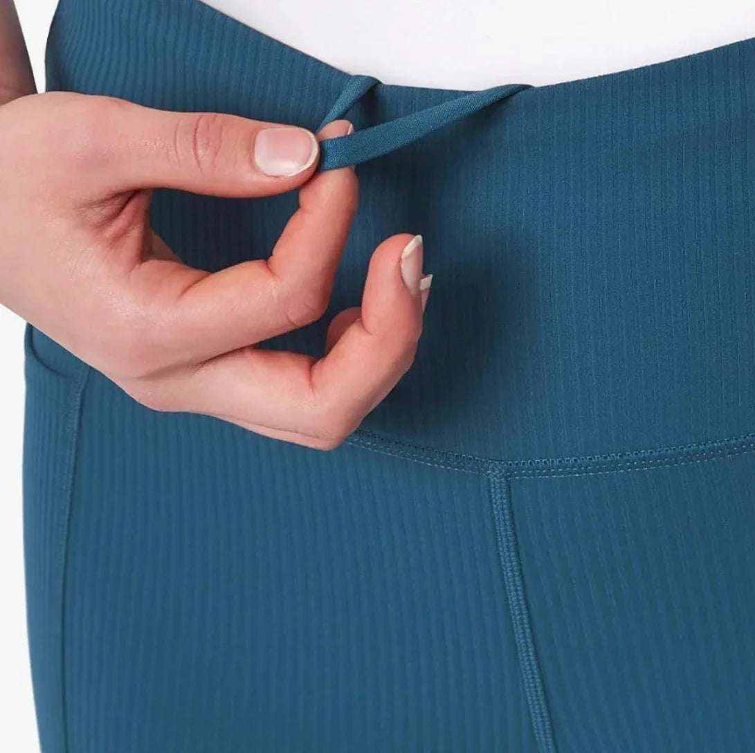 Shorts in use during gym workout