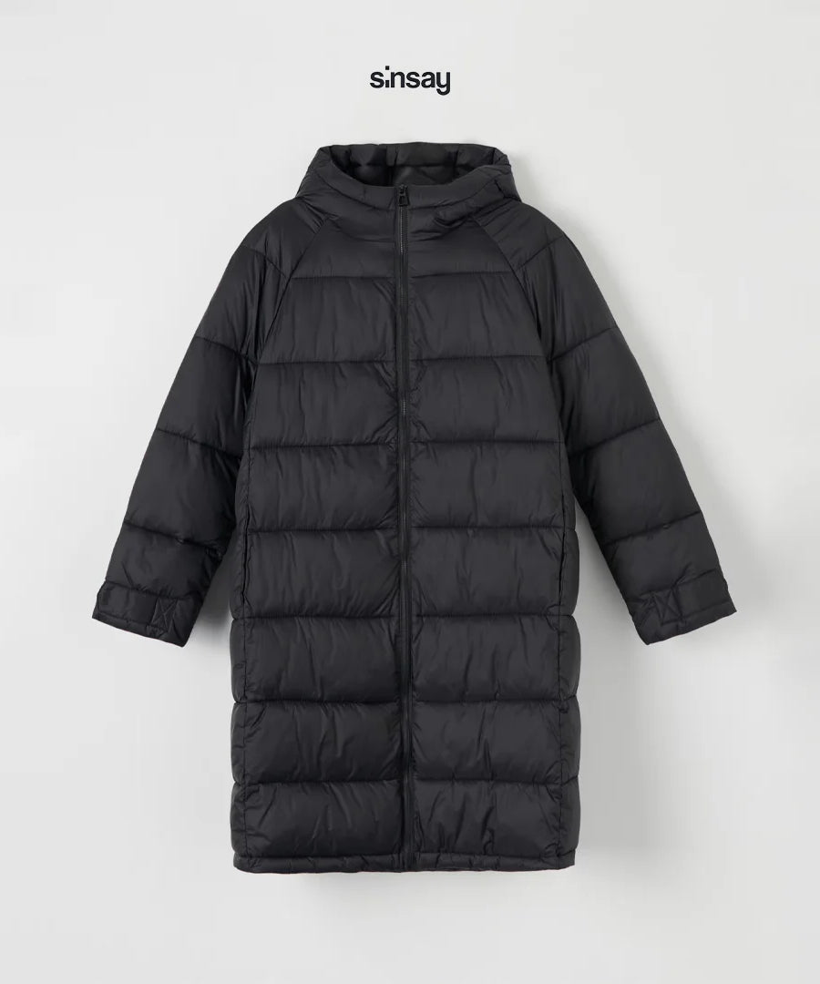 معطف نسائي مبطن طويل من Sinsay