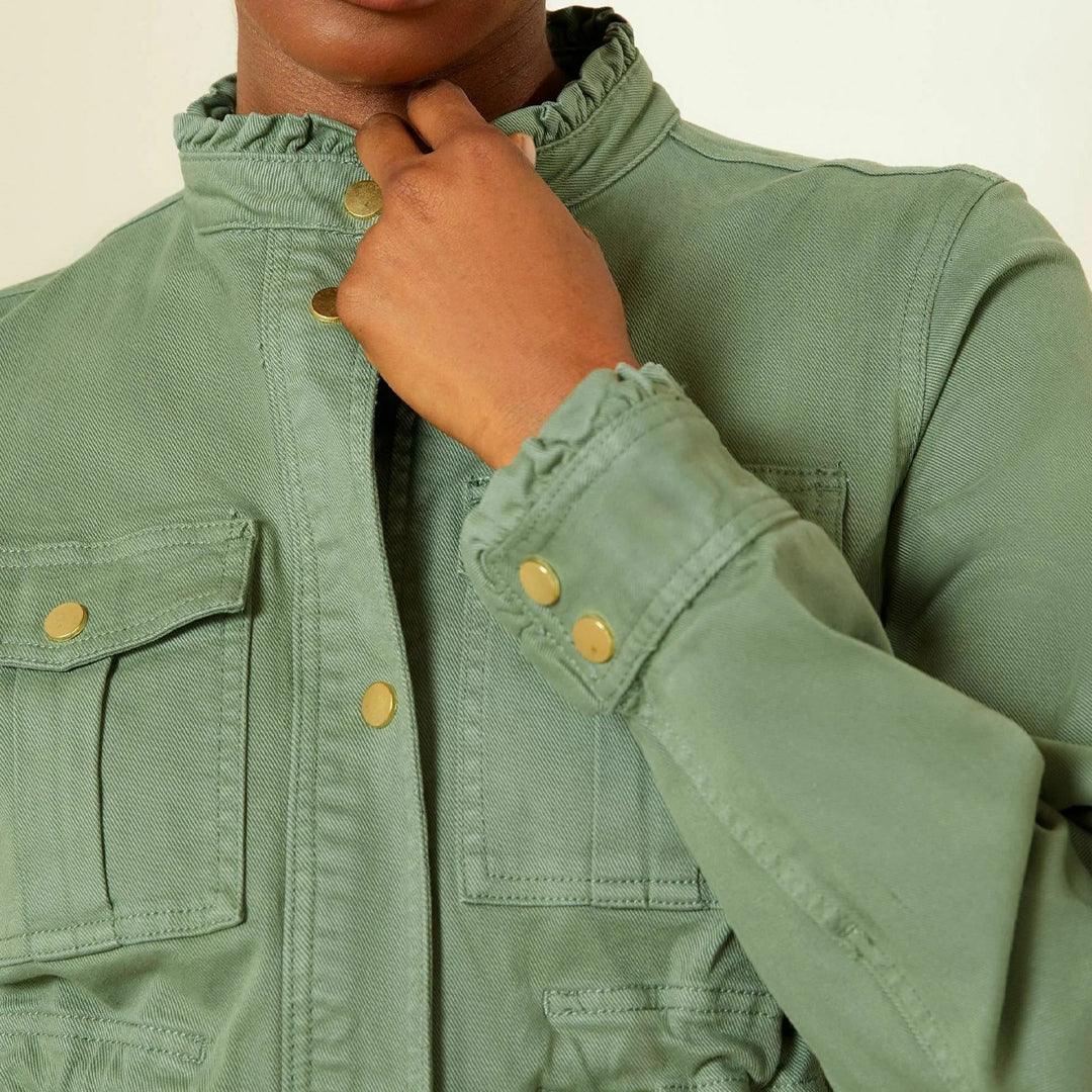 Urban Utility Shirt – Khaki Green