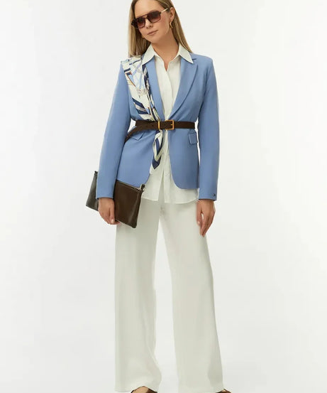 Light Blue Blazer | بليزر أزرق فاتح