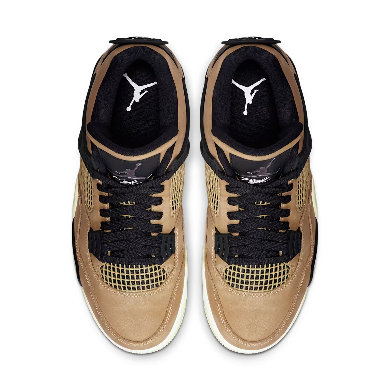 سنيكرز رجالي Jordan Flight 4 بيج × أسود