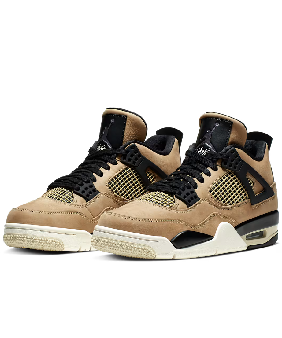 سنيكرز رجالي Jordan Flight 4 بيج × أسود
