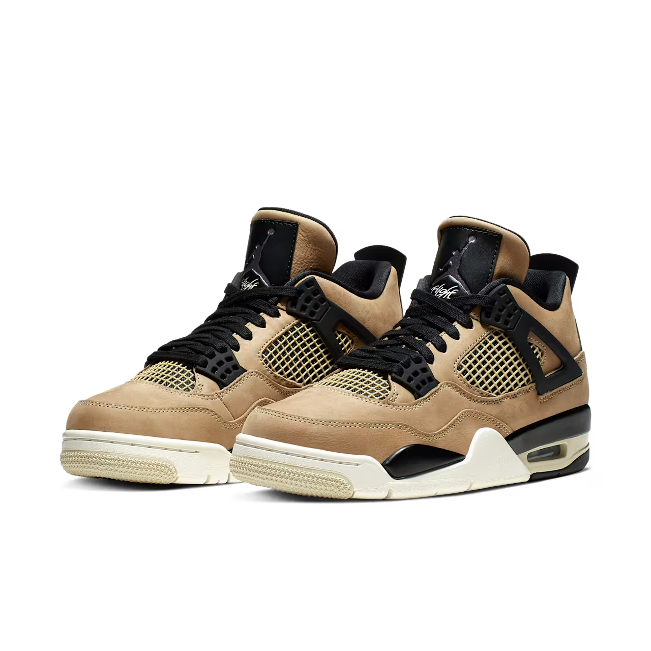 سنيكرز رجالي Jordan Flight 4 بيج × أسود