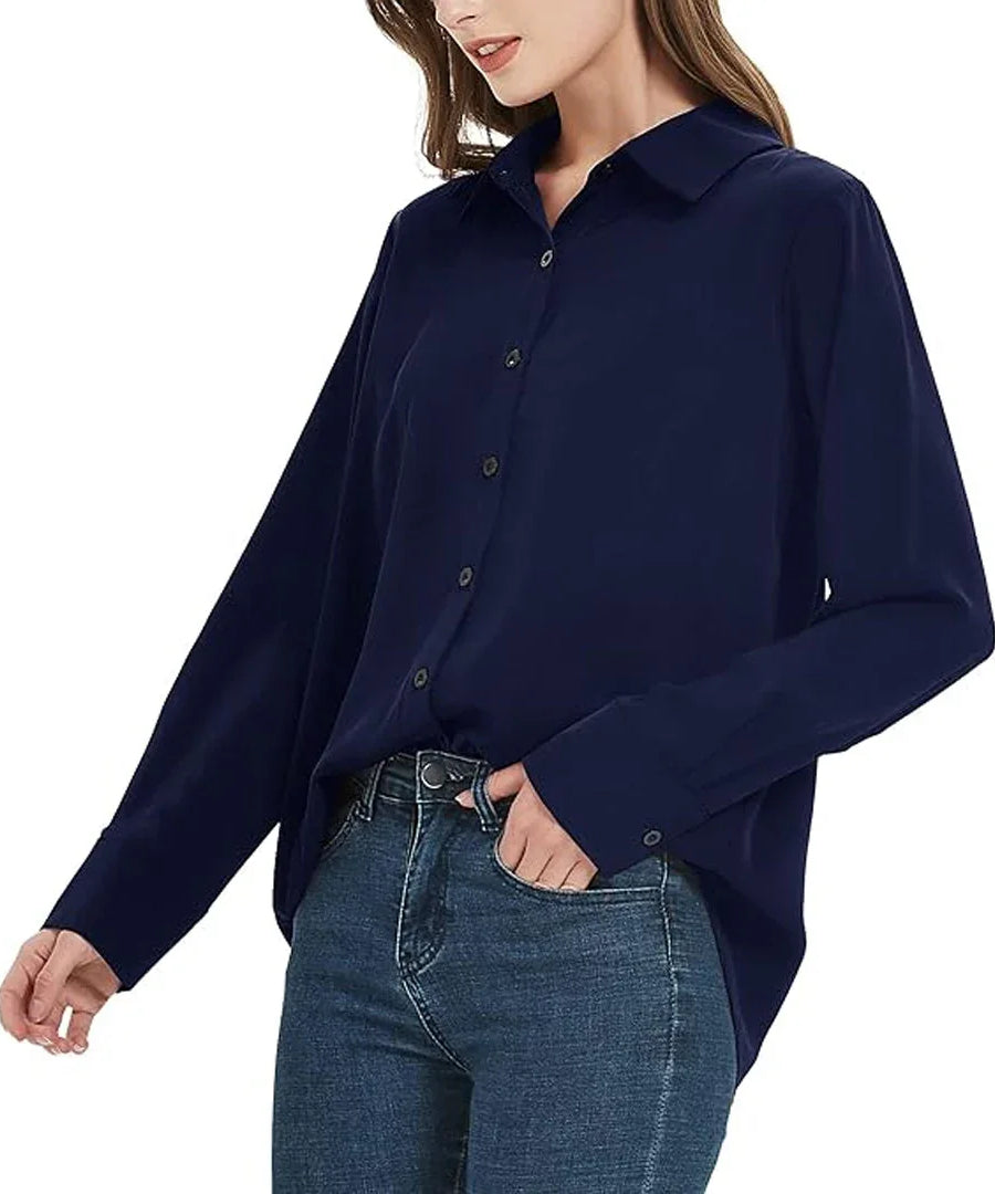 Navy Shirt for Women | قميص نسائي كحلي