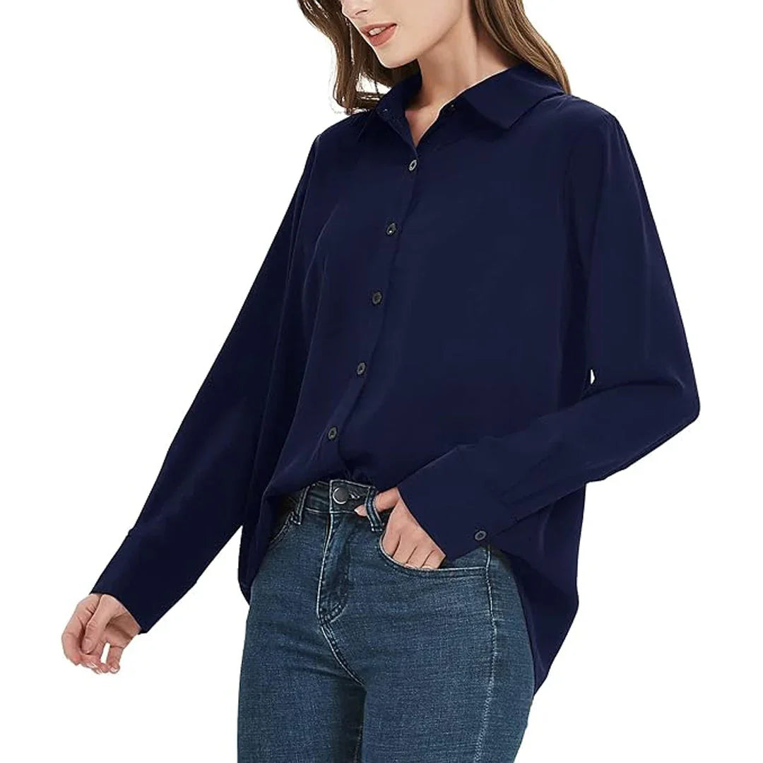 Navy Shirt for Women | قميص نسائي كحلي