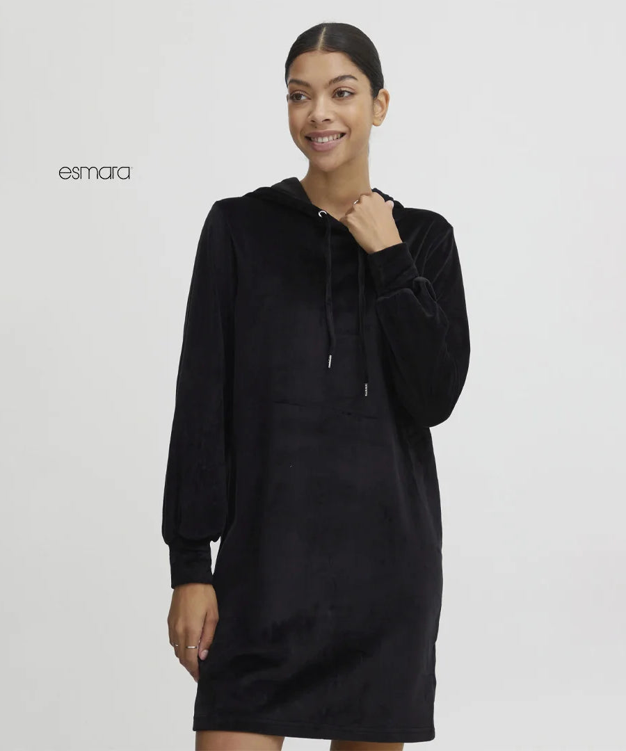 فستان نسائي أسود كلاسيكي من ESMARA – تصميم BYMitza