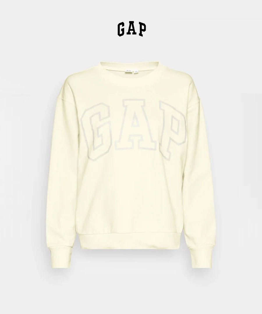 سويت شيرت أصفر بشعار GAP