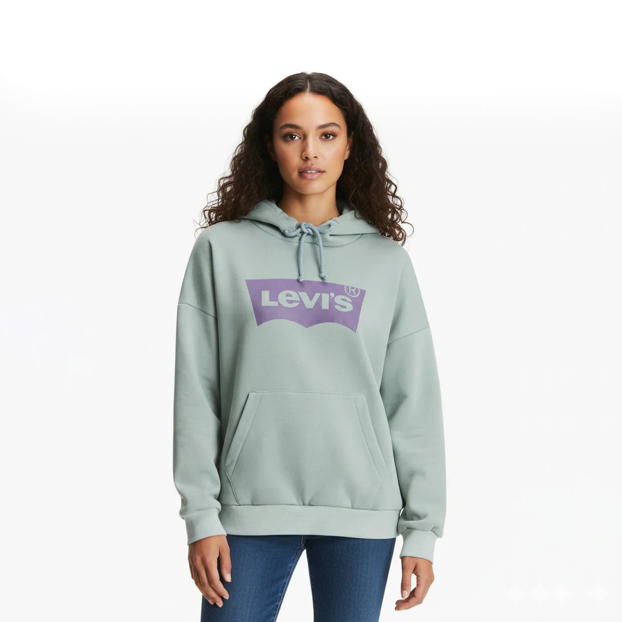 هودي نسائي من Levis  – بقبعة وجيب أمامي
