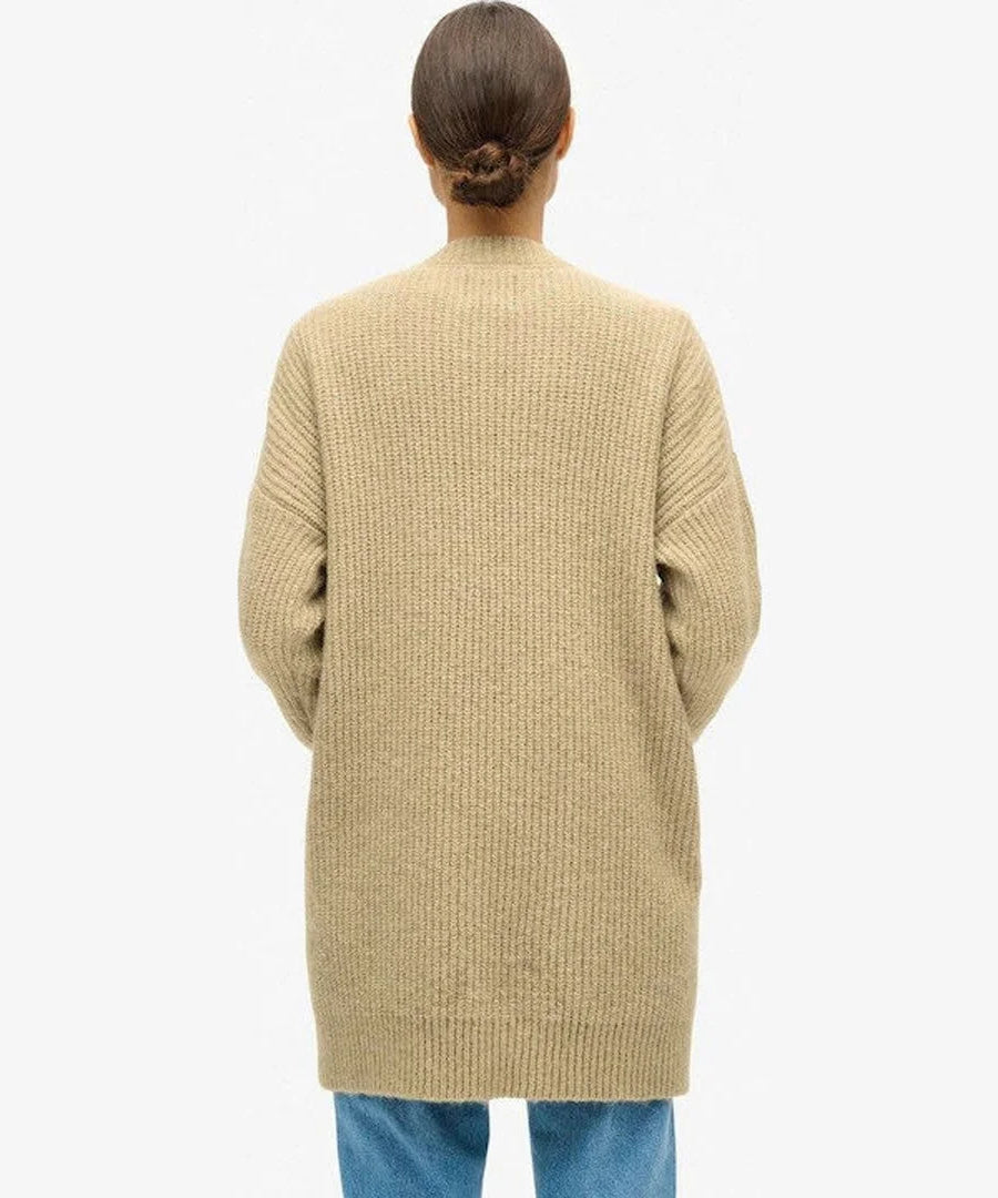 كارديغان نسائي طويل ومحبوك باللون البني من Vero Moda