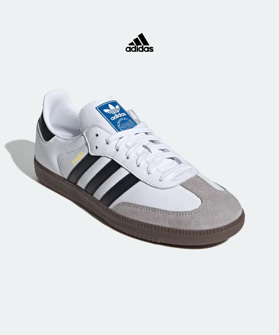 سنيكرز نسائي Adidas Samba أسود بخطوط بيضاء